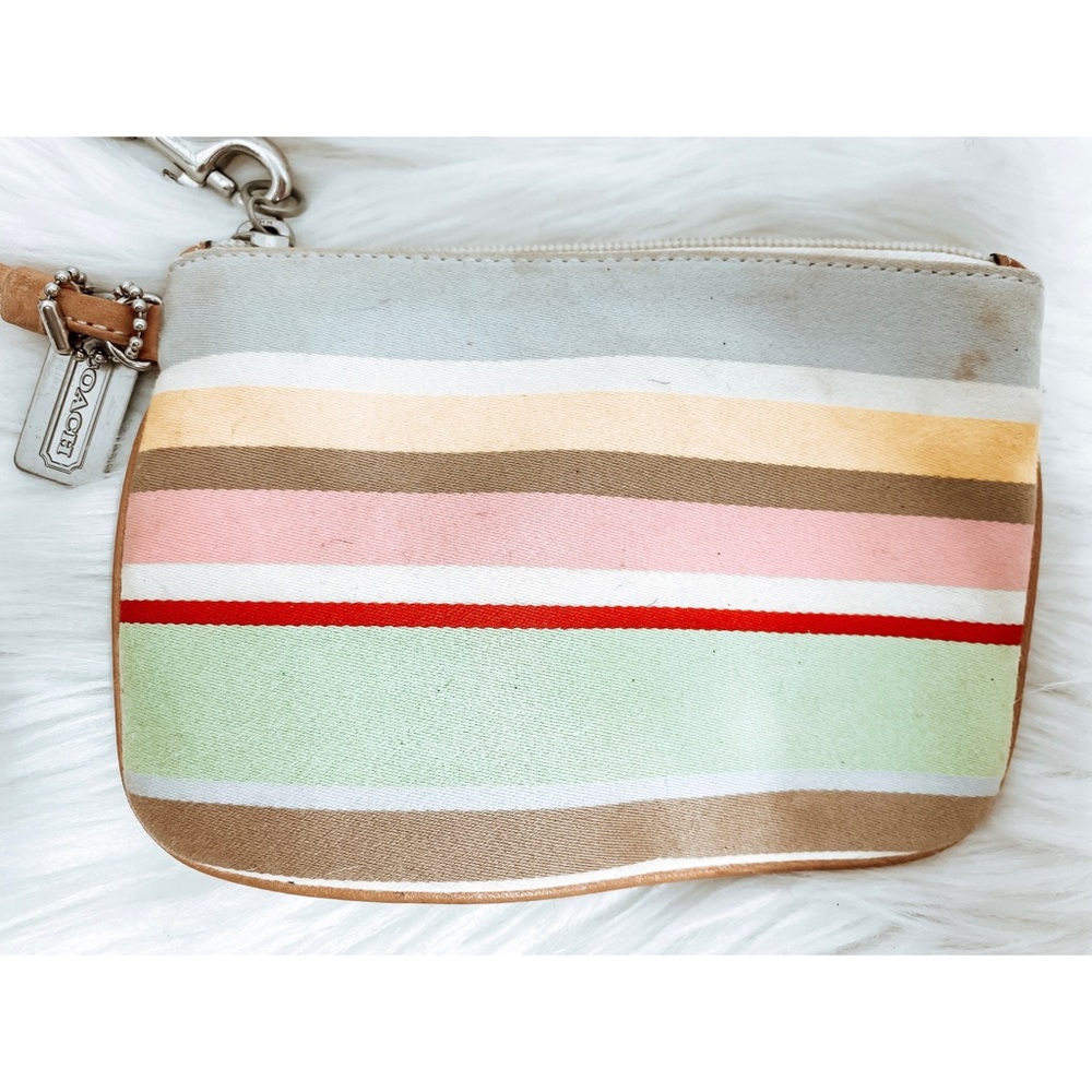 Coach Wristlet Striped